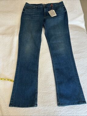Lafayette 148 New York Women’s Dark Blue Boot-Cut Jeans